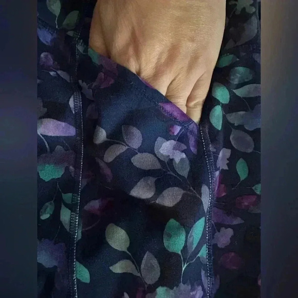 all in motion Girl's Activewear Flower Print Leggings (614) - Picture 8 of 9